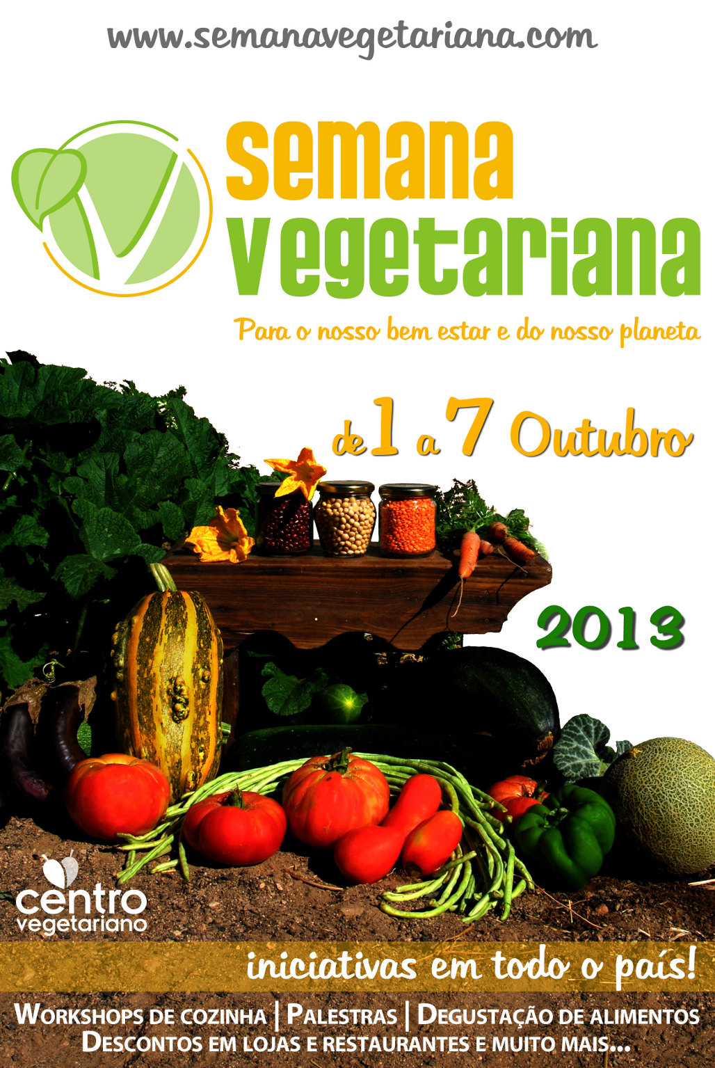 Cartaz da 6ª Semana Vegetariana